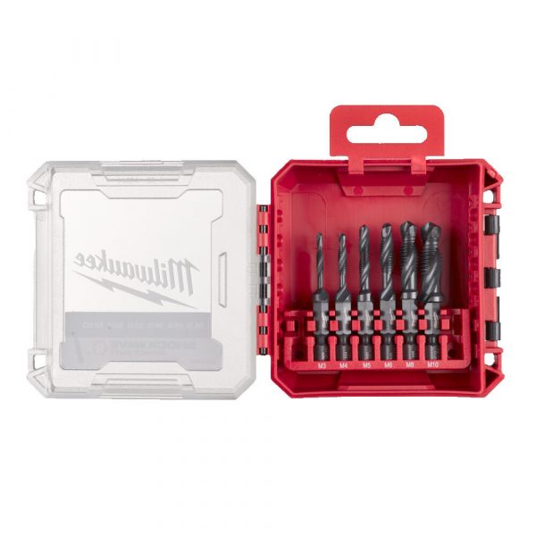 Bita snittborasett HSS-G 1/4" 6stk