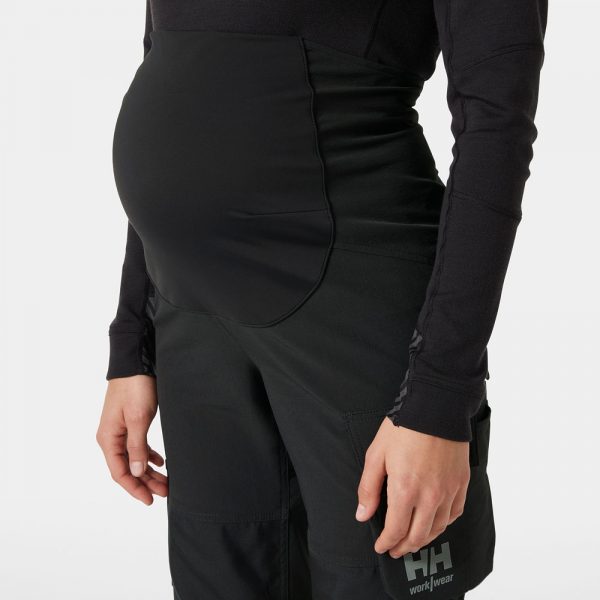 Óléttu Vinnubuxur KVK Alna 4X CL1 Svartar/Gular - Image 4