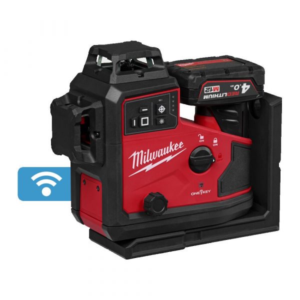 Laser M12A3PLO-401C 3 Marglínu 360° kross Grænn - Image 3