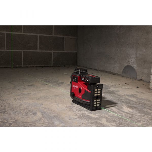 Laser M12A3PLO-401C 3 Marglínu 360° kross Grænn - Image 9