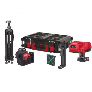 Laser M12 3PLKIT-401P 360° Grænn PACK