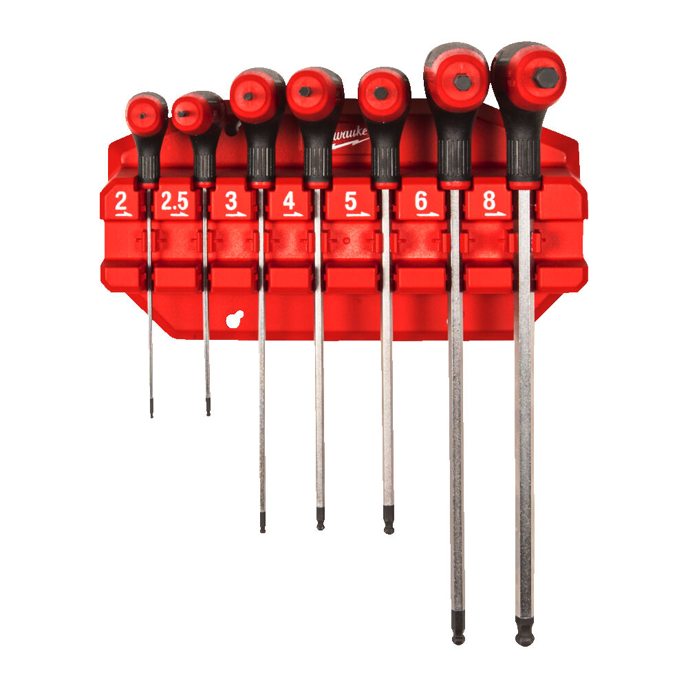 Sexkantasett 7 stk á standi