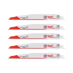 Sverðsagarblað SAWZALL® AX (tré/naglar/pvc plast) 230x5T - 5stk.