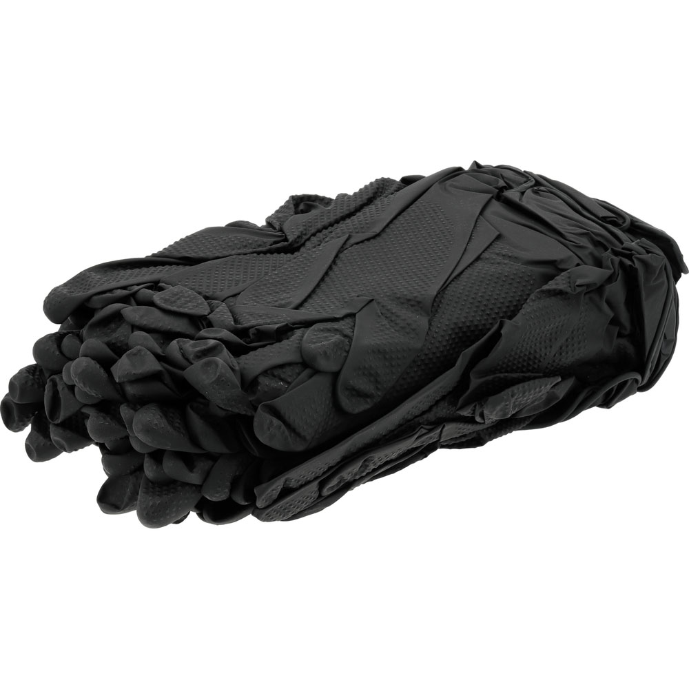 Einnota Hanskar Nítril Svartir (50 stk) - Image 6
